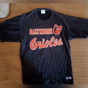 STARTER Black and Orange Baltimore Orioles Tee